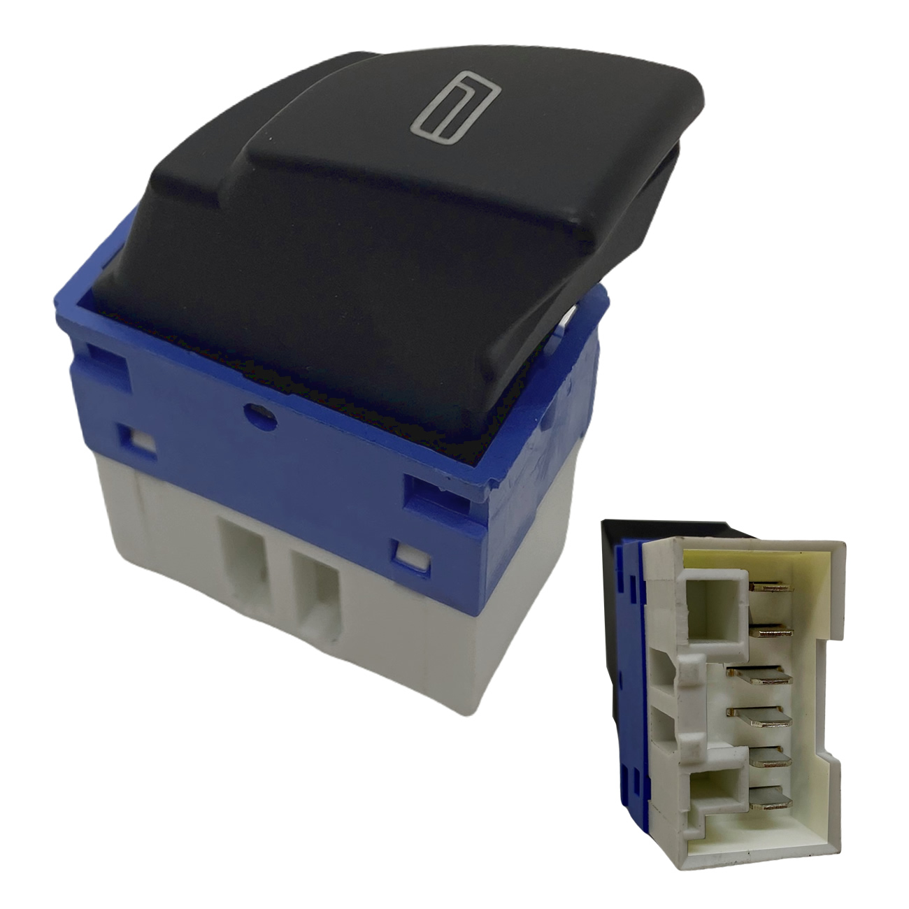 Tecla Levanta Vidrios Daily Base Celeste Y Blanca