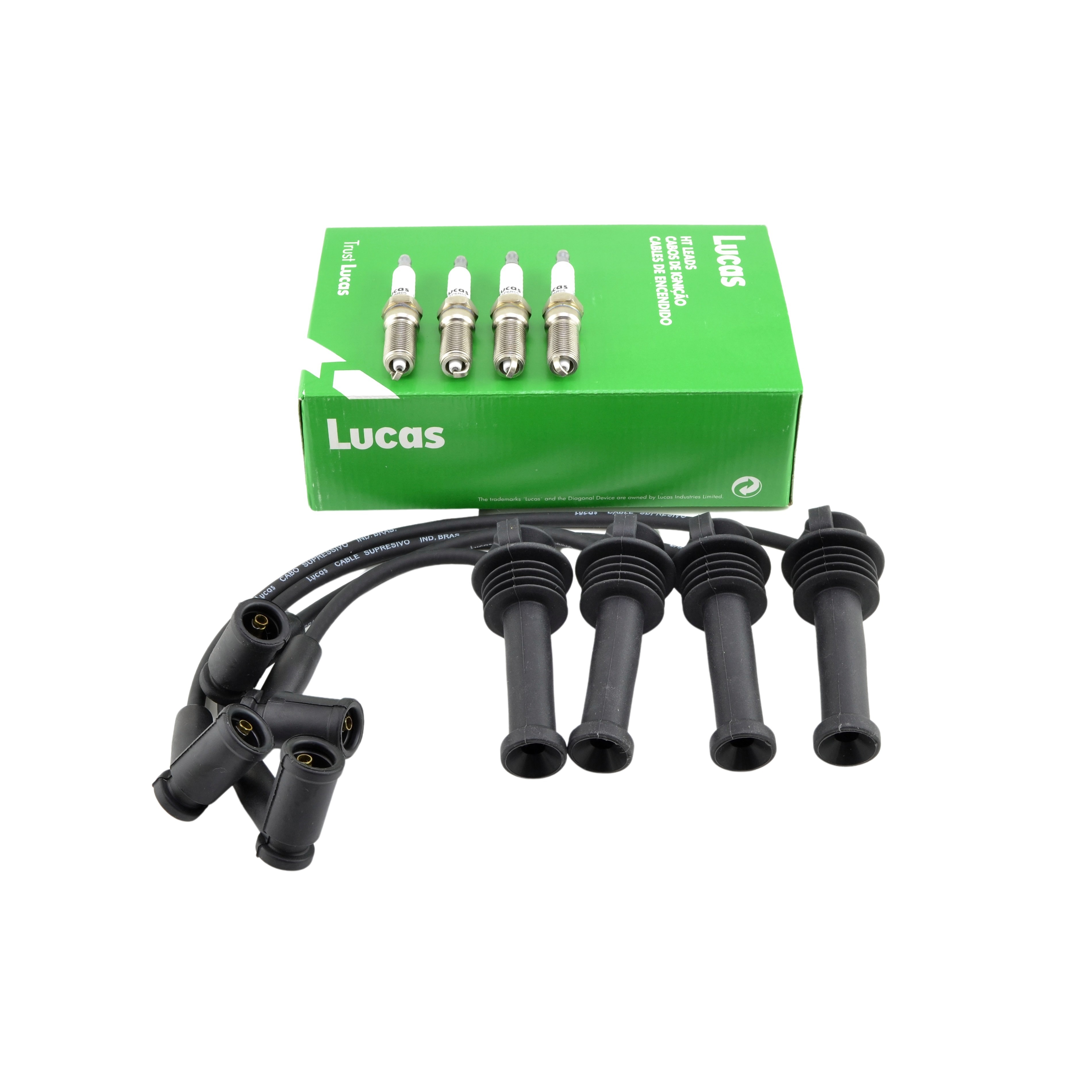 Kit Cable Y Bujias Ford Fiesta Focus Ecosport 1.6 16v Sigma