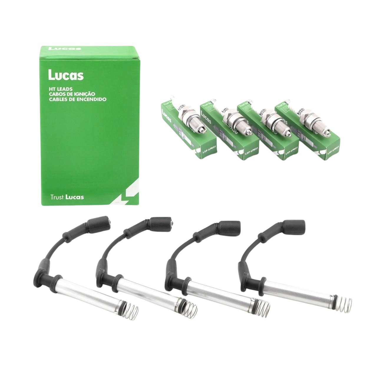 Kit Cables Y Bujias Chevrolet Agile Cobalt Meriva 1.4 1.8