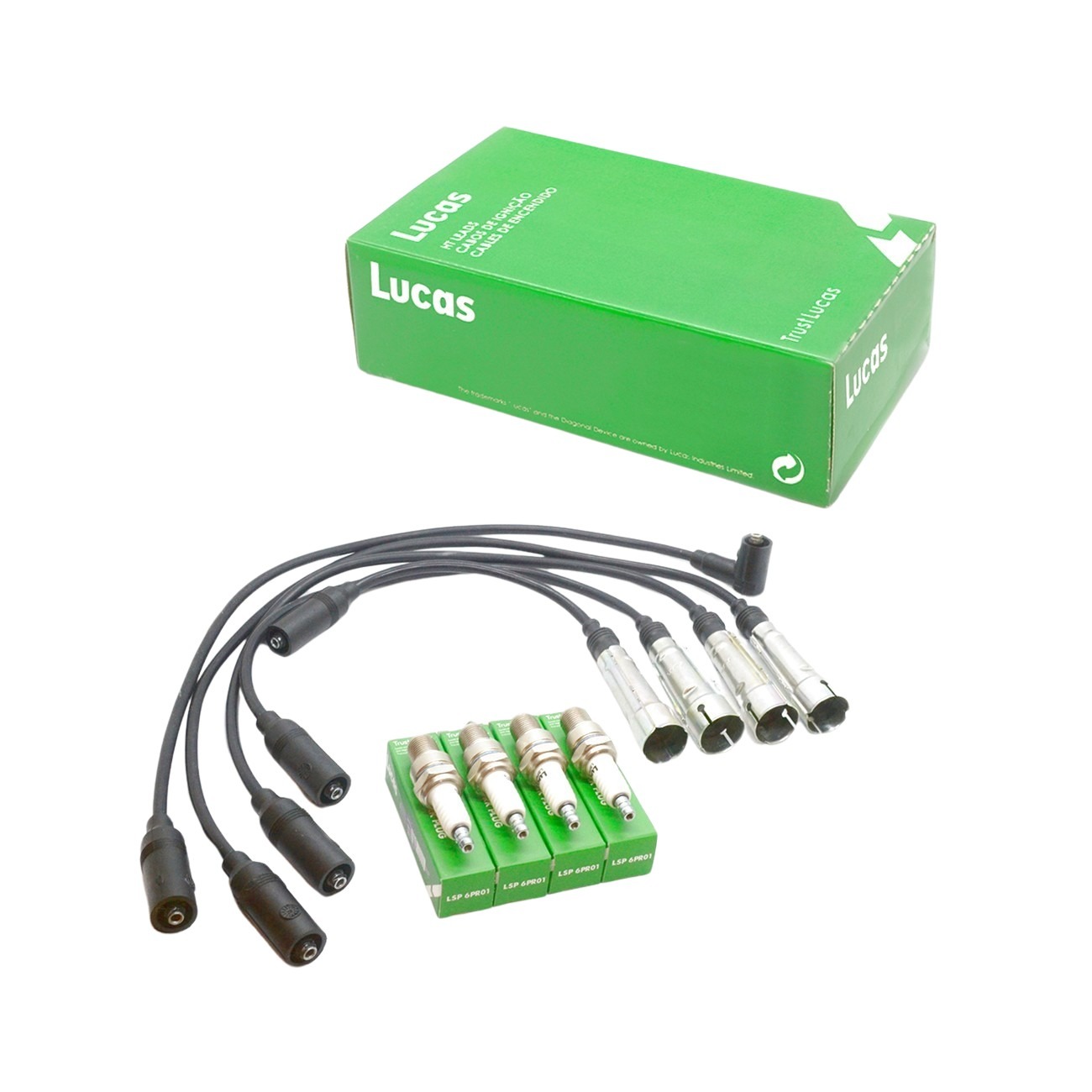 Kit Cables Y Bujias Seat Inca Volkswagen Polo 1.6 1.8