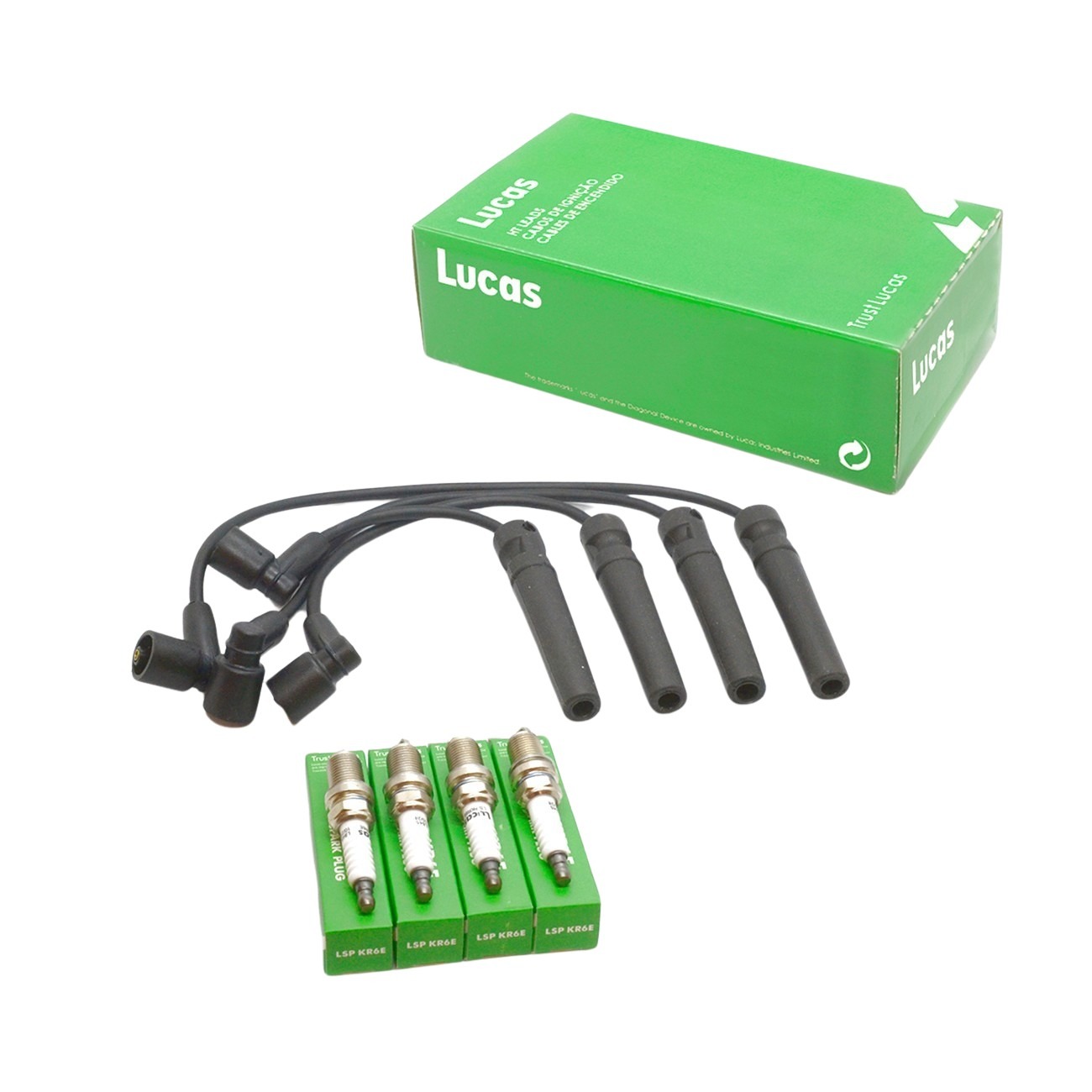 Kit Cables Y Bujias Chevrolet Aveo 1.6 16v