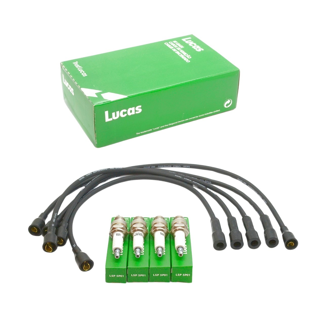 Kit Cables Y Bujias Para Renault 12