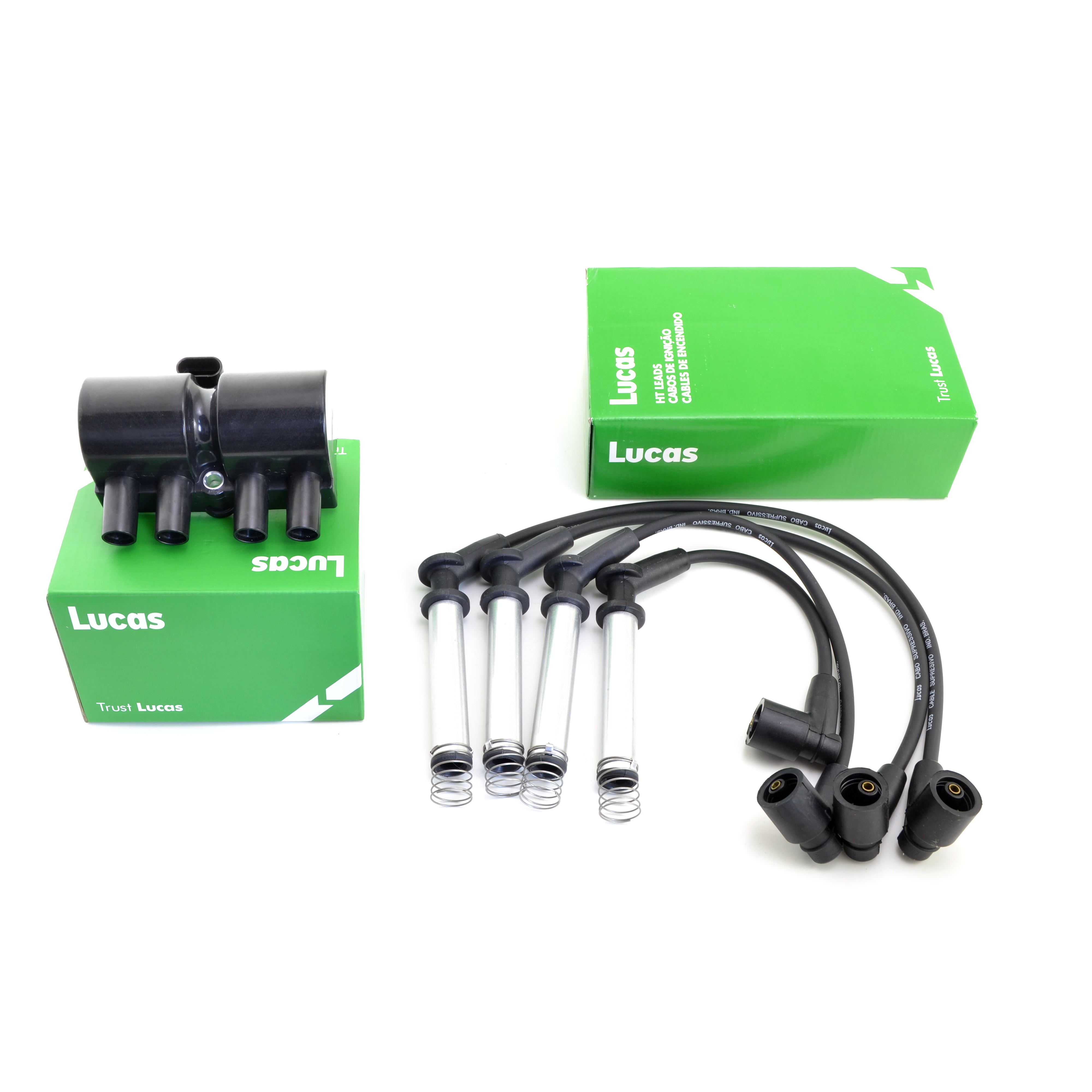 Kit Bobina Y Cables Chevrolet Corsa 1.6 8v 4 Pin