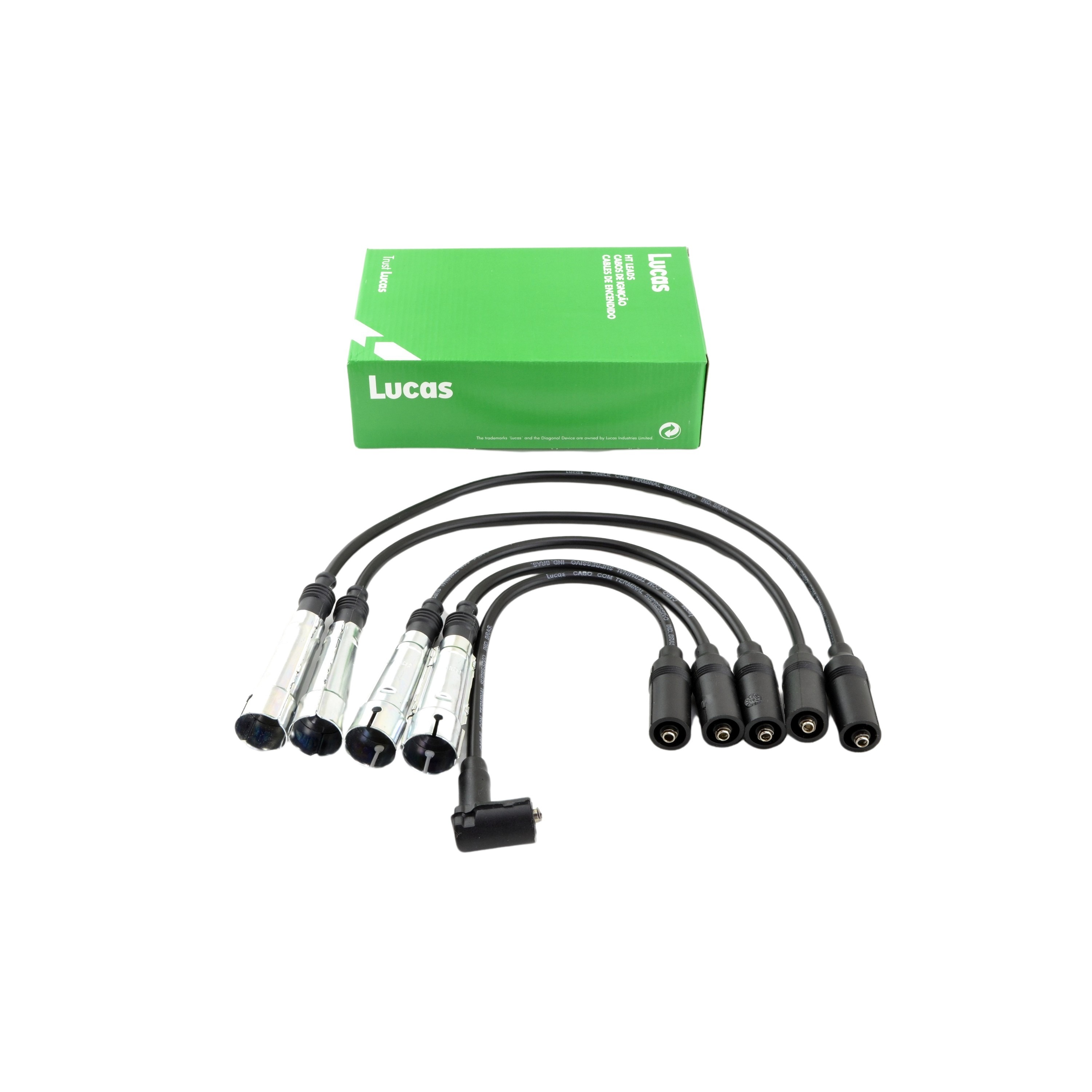 Cables De Bujia Volkswagen Gol Gti 2.0 Multipunto Negro