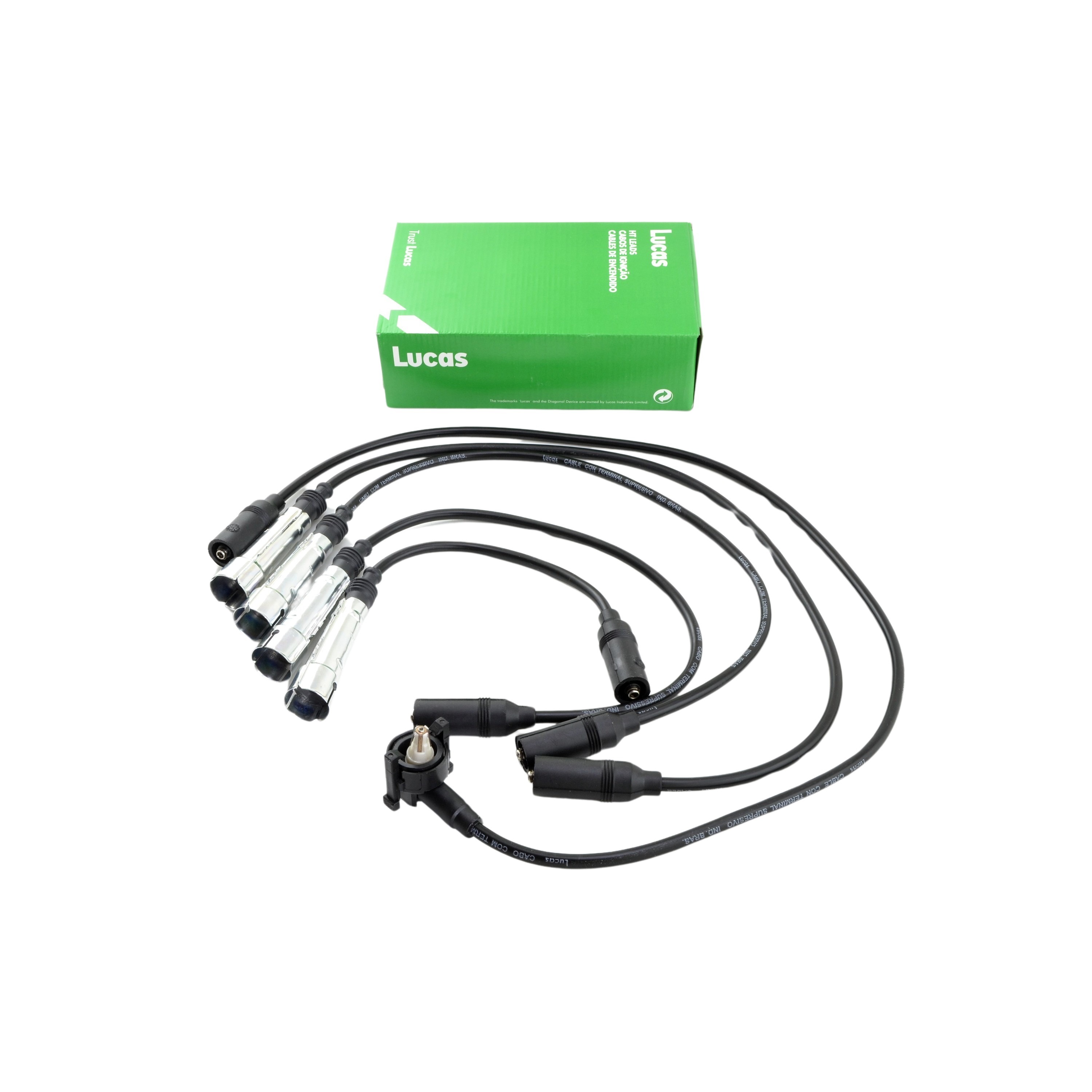 Cables De Bujia Volkswagen Pointer 1.6 1.8 2.0 Negro