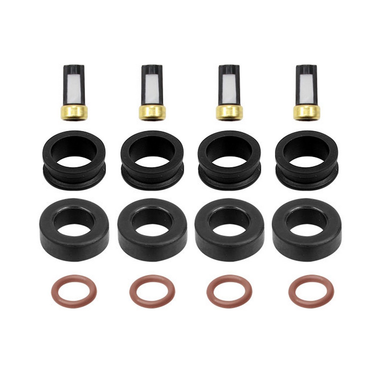 Kit Filtro Oring Inyector Limpieza Toyota Corolla 1.6 1.8