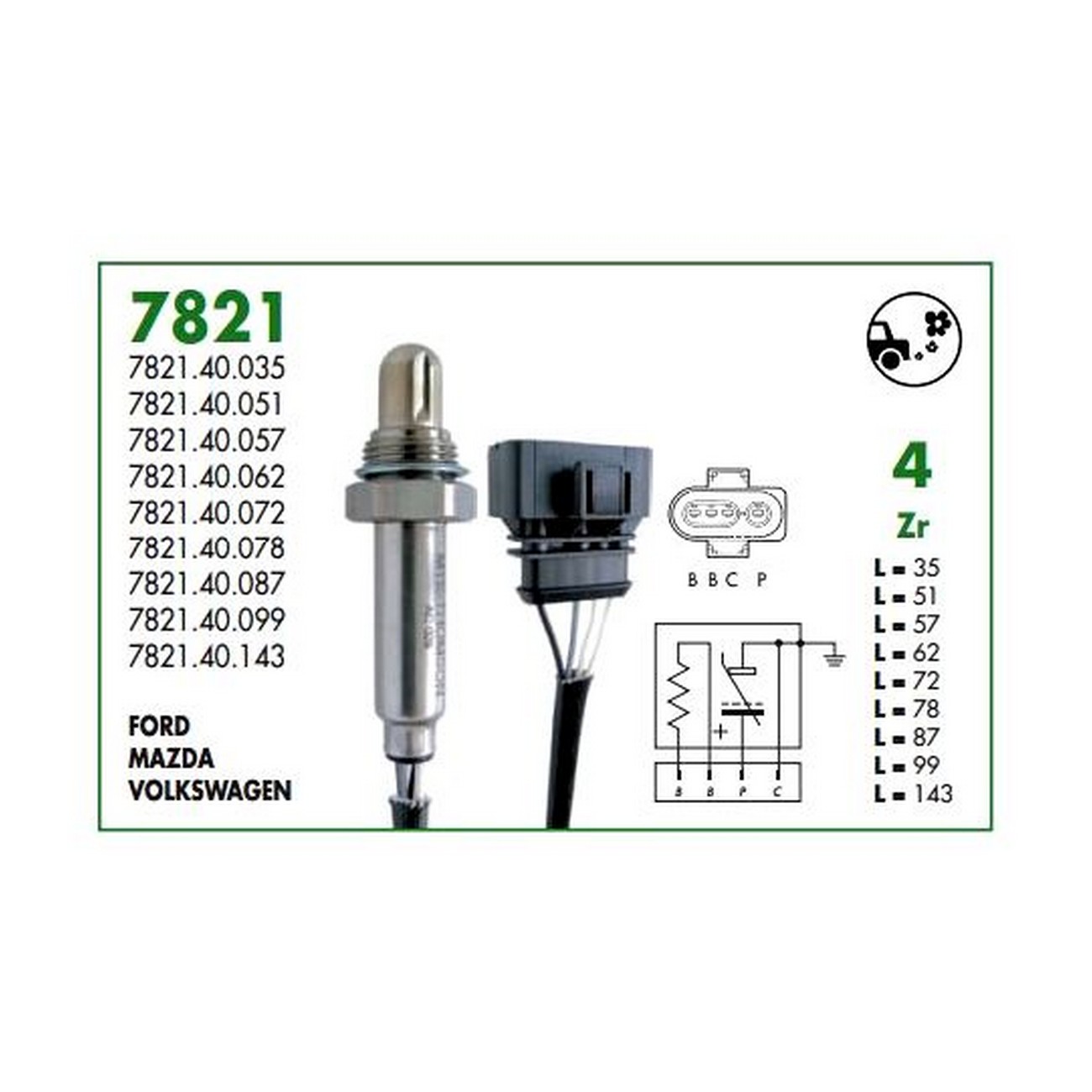 Sonda Lambda Thomson Audi A4 1.8t 1995 A 2001