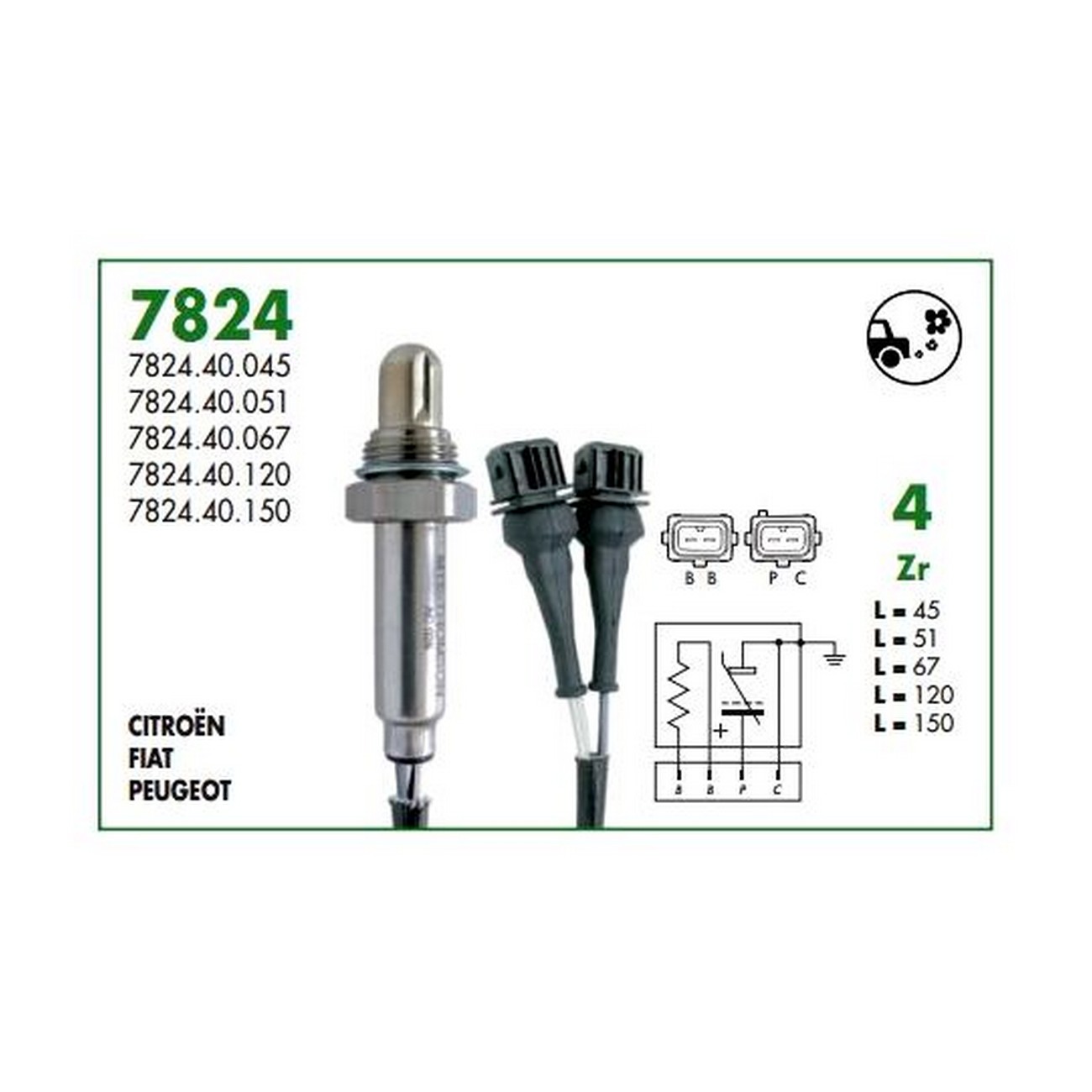 Sonda Lambda Thomson Peugeot 205