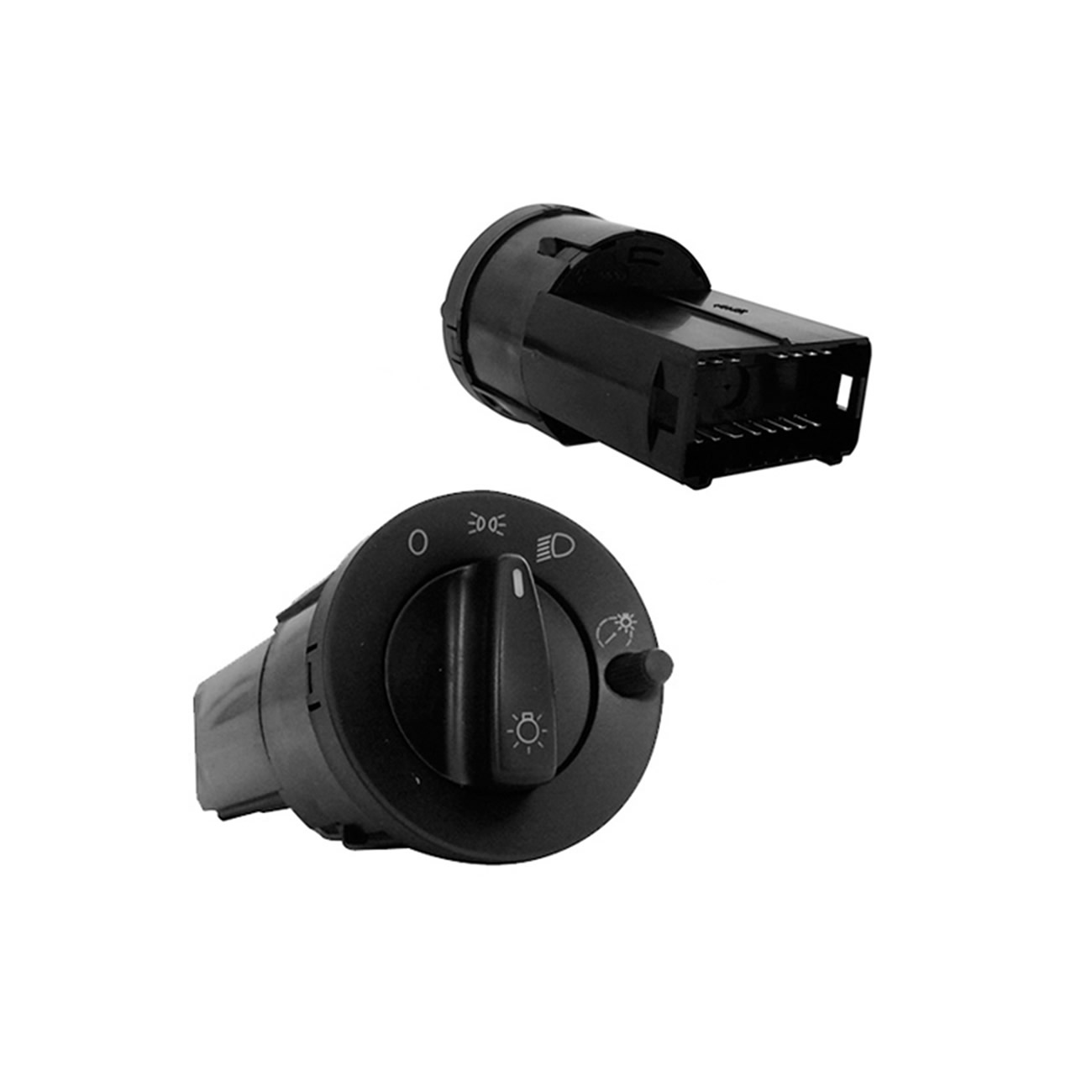 Llave De Luz Rotativa Con Reostato Vw Gol