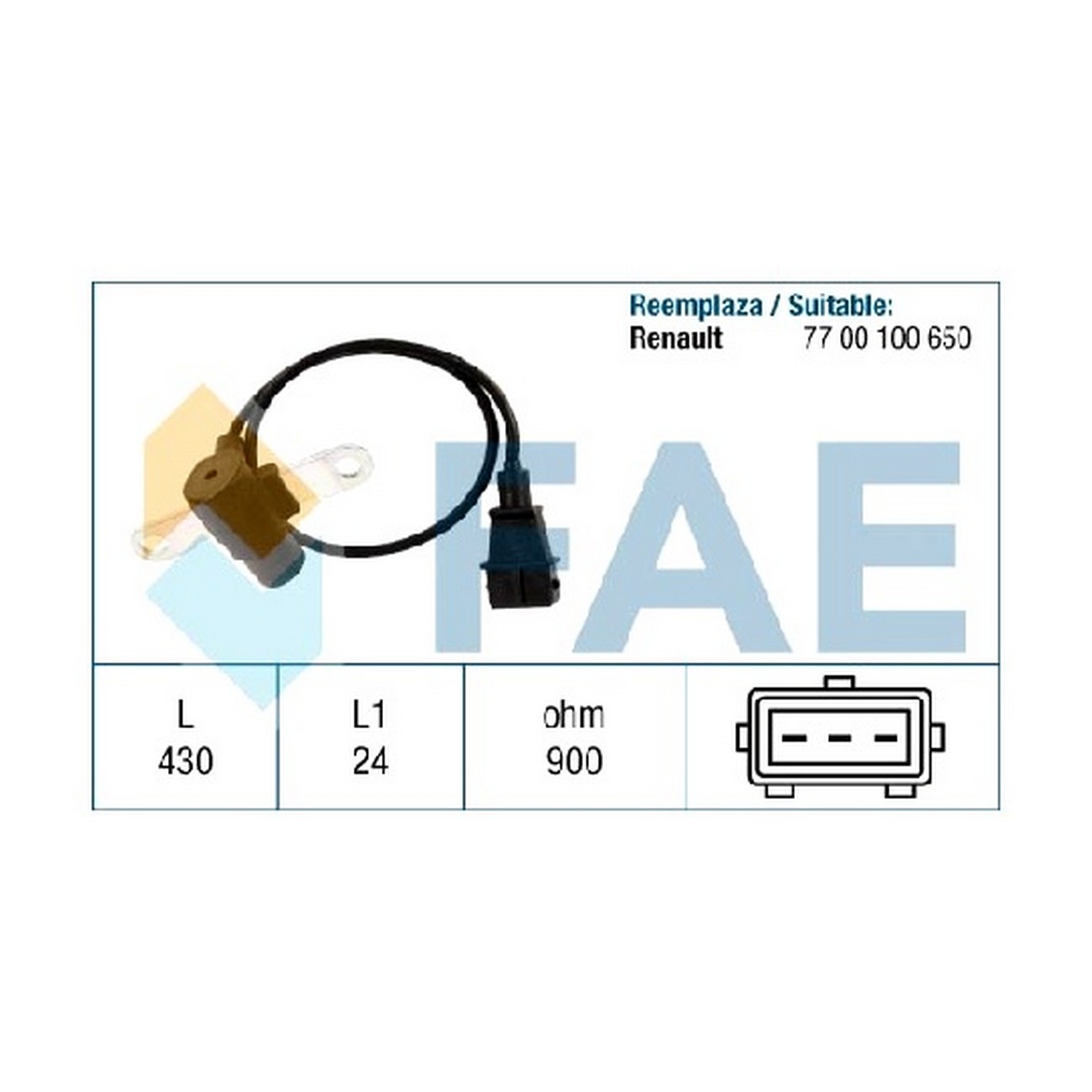 Sensor Rpm Fae Renault Laguna Megane 1.9 Dti
