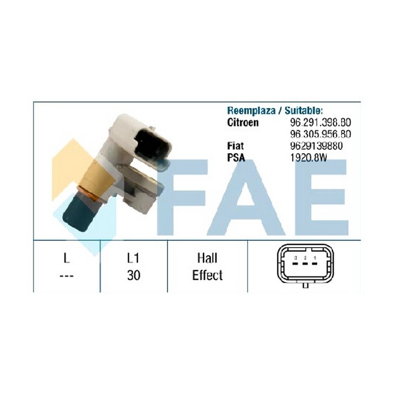 Sensor Rpm Fae Peugeot 206 307 406 Picasso 2.0 16v