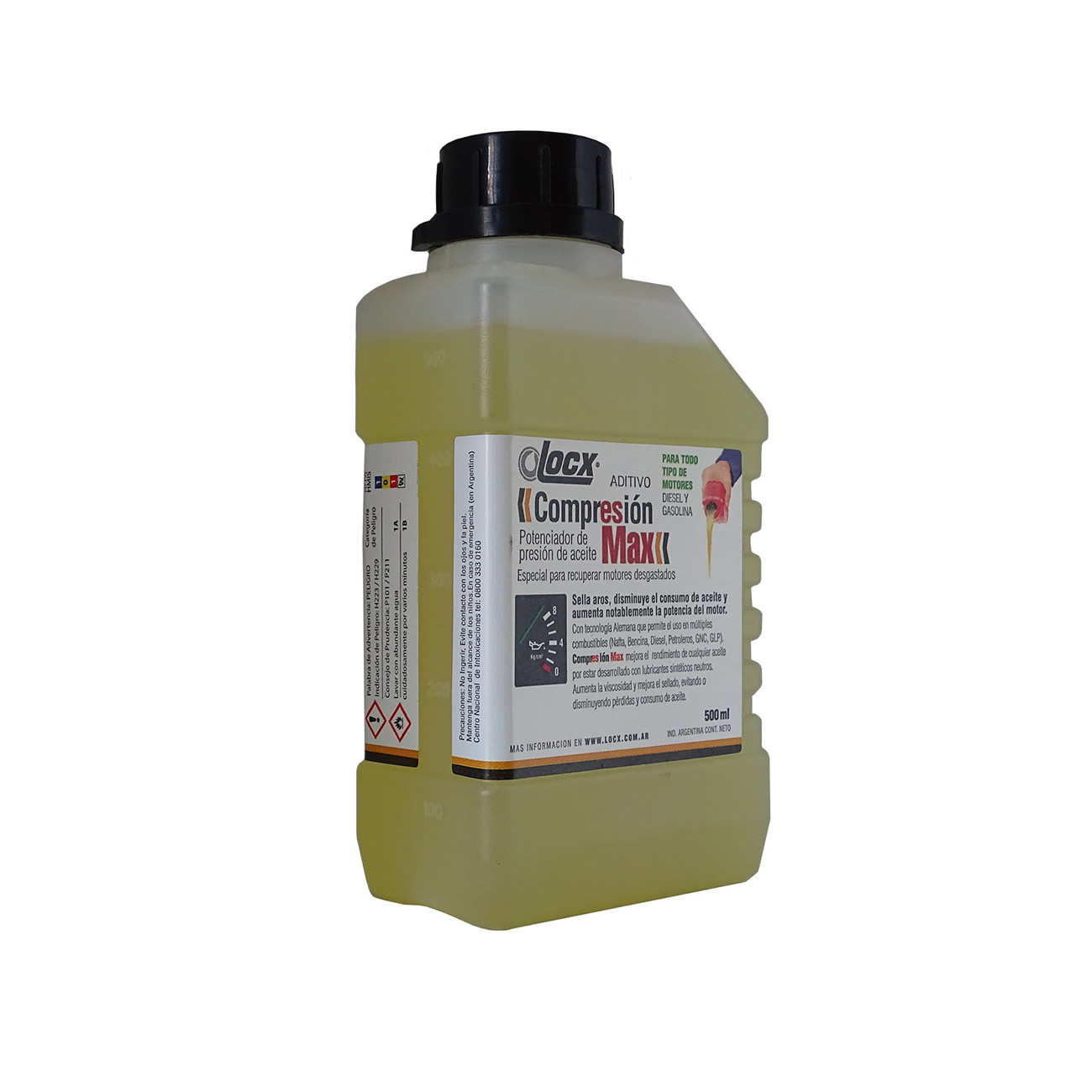 Aditivo Elevador De Compresion Maxima Compresion 500 Ml Locx